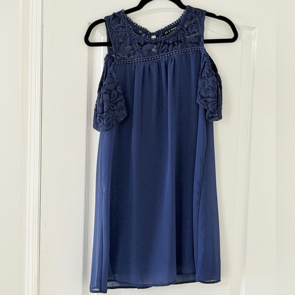 As U Wish Navy Formal Dress